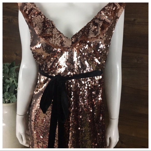 NWT Free People Siren Sequin Dress - Picture 4 of 7